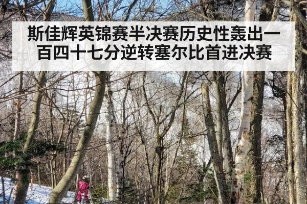 斯佳辉英锦赛半决赛历史性轰出一百四十七分逆转塞尔比首进决赛